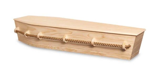 Caskets-Eco-pine-rope-handles